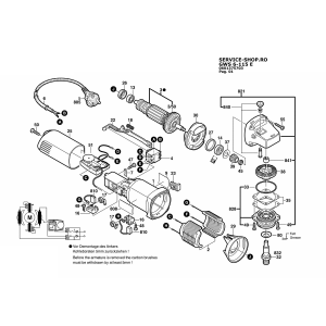 Bosch GWS 6-115 E (0601375703-EU)